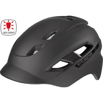 Chránič hlavy Cyklistická přilba ETAPE CITY LIGHT, černá mat (velikost S/M pro obvod hlavy 55-58 cm)