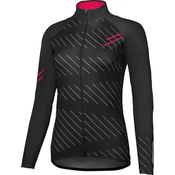 cyklistický dres Dámský sportovní dres ETAPE GAIA, 2.0, černá/růžová (elastický materiál, velikost XXL)