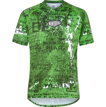 cyklistický dres MTB dres CYCOLOGY Baz, pánský, krátký rukáv (Motiv Baz, velikost L)