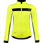 Bunda FORCE FROST LADY softshell, fluo-černá (Barva fluo-černá, velikost XL)