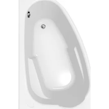 Vana Cersanit Joanna L - Asymetrická akrylátová vana 150 x 95 cm, bílá, levá - S301-007 Nohy zdarma