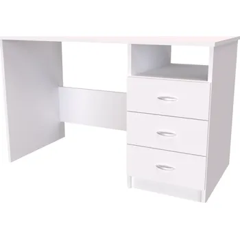 Psací stůl NÁBYTEK MIKULÍK s.r.o. ALFA - psací stůl se zásuvkami, 120x60cm Dekor: olše Šířka: 120cm, Dekor: bílá struktura