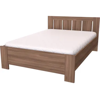 Postel NÁBYTEK MIKULÍK s.r.o. LILI - postel 120x200cm / 140x200cm Dekor: olše, Šířka pro matraci: 120cm, Varianta: Síla bočnice 18mm Dekor: akácie skořice