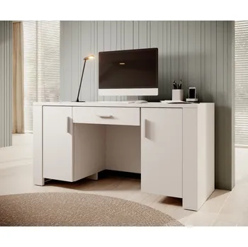 Psací stůl ADRK PC stůl CESIRO 1SZ2D W, bílá