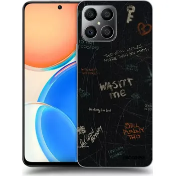 Pouzdro na mobilní telefon Picasee silikonový černý obal pro Honor X8 4G - CONFESSION