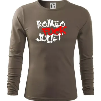 Pánská móda Romeo Fuck Juilet - Romeo vojel Julii - Triko s dlouhým rukávem FIT-T long sleeve - S ( Army )