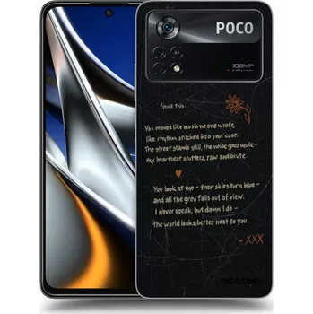 Pouzdro na mobilní telefon Picasee silikonový průhledný obal pro Xiaomi Poco X4 Pro 5G - POET