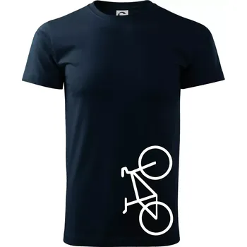 Pánské tričko Kolo na výšku - Triko extra velké (5-8XL) - 6XL ( Námořní modrá (velmi tmavá - téměř černá) )