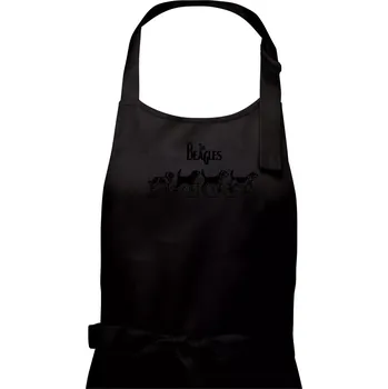 Kuchyňská zástěra The Beagles - Dámská zástěra na vaření - Univerzální velikost ( Černá )