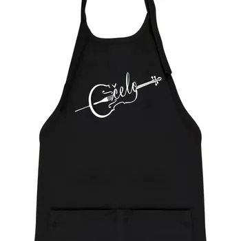 Kuchyňská zástěra Čelo nápis - Dětská zástěra na vaření - Univerzální velikost ( Černá )