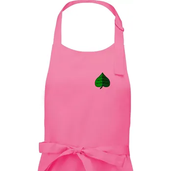 Kuchyňská zástěra Prší - Zelený - prso - Dámská zástěra na vaření - Univerzální velikost ( Růžová )