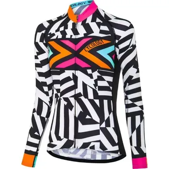 cyklistický dres Cyklodres CYCOLOGY Summer Summit, dámský, dlouhý rukáv (Motiv Summit, velikost XS)