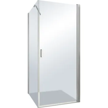Sprchové dveře Jednokřídlé sprchové dveře LYE2/800 v kombinaci s pevnou boční stěnou LYSW1S/800, Instalační rozměr dveří i stěny: 767-792 mm, Vstupní otvor: 690 mm Roth OUTLET