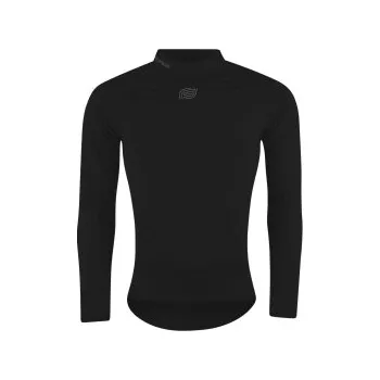 Pánské termo spodní prádlo Triko funkční neprofuk FORCE GUARD dlouhý rukáv, černé (Barva černá, velikost L)
