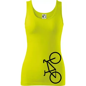 Dámské tričko Kolo na výšku - Dámské tílko - XL ( Limetková )
