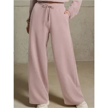 Dámské kalhoty Sinsay - Kalhoty soft touch s příměsí viskózy - růžová - 219FK-39X - 219FK-39X-XL