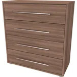 NÁBYTEK MIKULÍK s.r.o. Modřín latté komoda ELITE XL, 80x86x43 cm, moderní design, kvalitní lamino Šířka: 80, Výška: 86, Dekor: akácie skořice