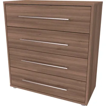 Komoda NÁBYTEK MIKULÍK s.r.o. ELITE XL - komoda, 80x86x36/43cm Hloubka: 43cm, Dekor: modřín latté Šířka: 80, Výška: 86, Dekor: akácie skořice