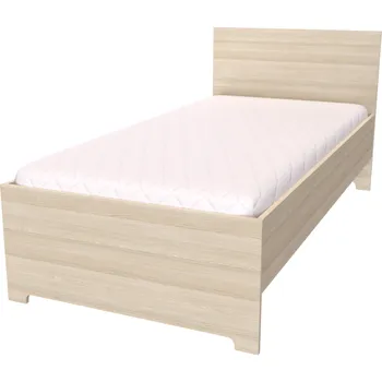 Postel NÁBYTEK MIKULÍK s.r.o. DINO - postel 80x200cm / 90x200cm Dekor: olše, Šířka pro matraci: 80cm Dekor: akácie světlá