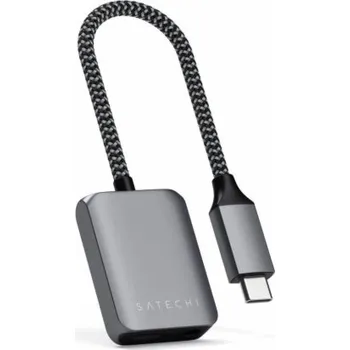 Satechi USB-C PD Audio adaptér - Space Gray Aluminium