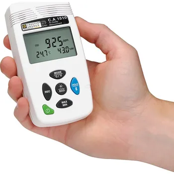 Detektor CO Chauvin Arnoux C.A 1510 Měřič teploty, vlhkosti a CO₂ bílý