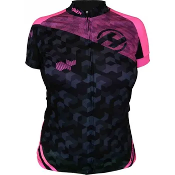 Cyklistické oblečení Dres HAVEN SINGLETRAIL women black/pink (Barva černá/růžová, velikost XL)