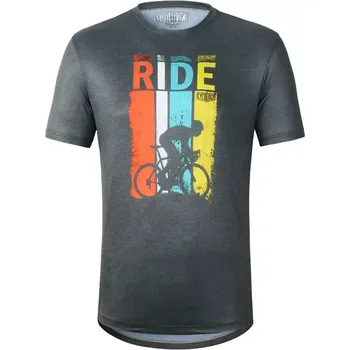 Pánské tričko Sportovní triko CYCOLOGY Ride, pánské, krátký rukáv (Motiv Ride, velikost XL)