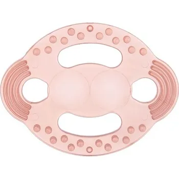 CANPOL BABIES elastické kousátko PRŮHLEDNÉ Ufo 2/Červená