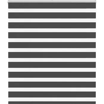 Roleta Zebra roleta černá 135x150 cm šířka látky 130,9 cm polyester