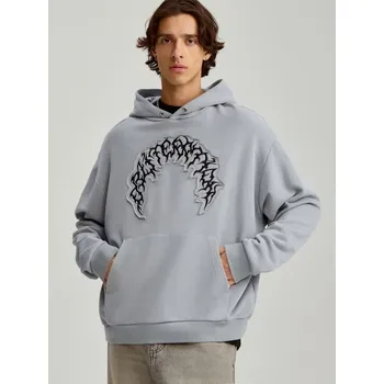 Pánská mikina Mikina oversized - M - House - tmavošedý - 176ES-90X