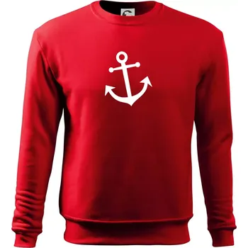 Chlapecké tričko Kotva - Mikina Essential dětská - 158 cm/12 let ( Červená )