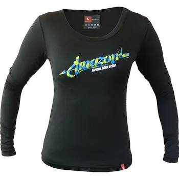 cyklistický dres Dámský dres HAVEN AMAZON LONG black/green (Barva černá/zelená, velikost M)