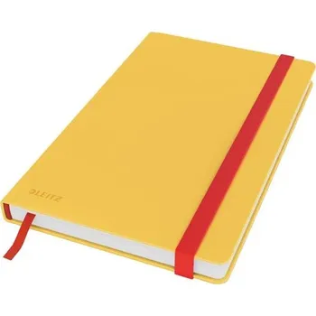 Zápisník LEITZ Zápisník Cosy hebké tvrdé desky, vel. M, linkovaný, teplá žlutá