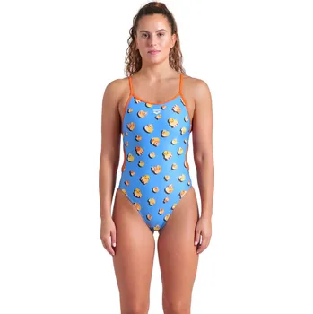 Dámské plavky Dámské plavky arena Performance Funny Prints Ducks Velikost: D30