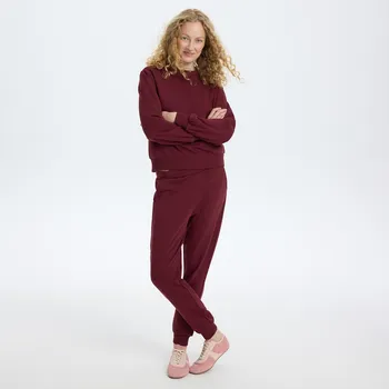 Dámské kalhoty Reserved - Bavlněné tepláky jogger - hnědá - 8512B-83X - 8512B-83X-M