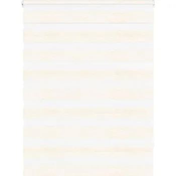 Roleta vidaXL Zebra roleta 95x200 cm šířka látky 90,9 cm polyester [4014780] Barva: Mramorově béžová