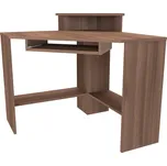 NÁBYTEK MIKULÍK s.r.o. Počítačový stolek ROLO 90x90cm, olše, odolné lamino, moderní design Šířka: 90, Výška: 75, Dekor: akácie skořice