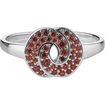 Prsten Český granát prsten stříbrný 121134 Velikost: 57