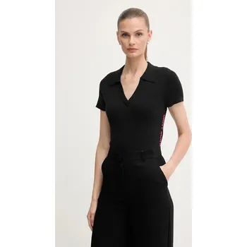 Dámské tričko Polo tričko Dkny dámské, černá barva, DJ4R0188 99X, vel. M
