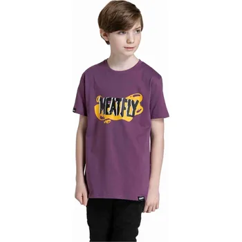Chlapecké tričko Dětské tričko Meatfly Fleck fialová 158