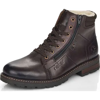 Pánská zimní obuv Pánská kotníková obuv RIEKER 32022-25 hnědá W5 45