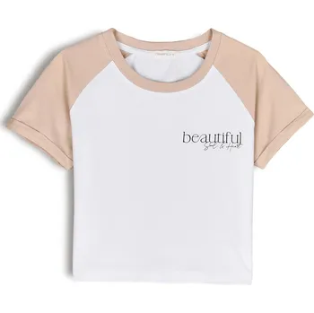 Dámské oblečení GATE Raglánové tričko s potiskem 36 624-1246/10