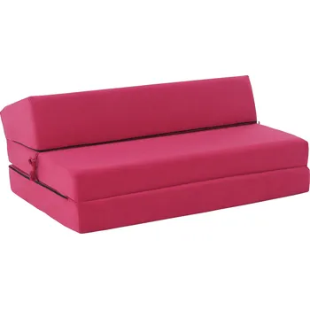 Křeslo Skládací křeslo/matrace VEDIS, tmavě růžová