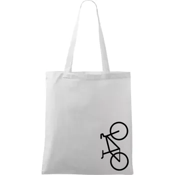 Kolo na výšku - Taška bavlněná - 42 x 38 cm ( Bílá )