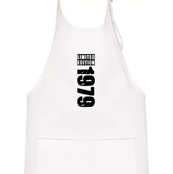 Kuchyňská zástěra Limited edition 1979 pruh - Dětská zástěra na vaření - Univerzální velikost ( Bílá )