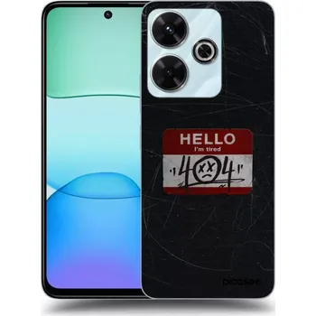 Pouzdro na mobilní telefon Picasee silikonový průhledný obal pro Xiaomi Redmi 13 4G - HELLO 404