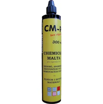 Průmyslové lepidlo Chemická malta bez styrenu Chemofast CM-P, polyester - 300 ml