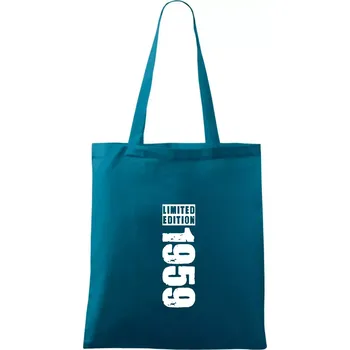 Limited edition 1959 pruh - Taška bavlněná - 42 x 38 cm ( Petrolejová )