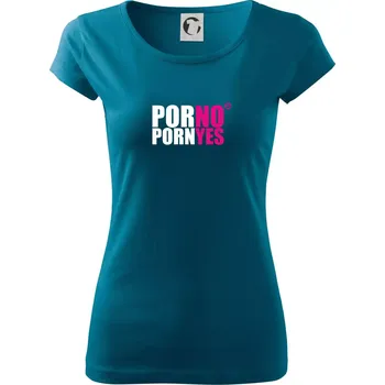 Dámské oblečení PornYes - Dámské triko Pure - 2XL ( Petrolejová )