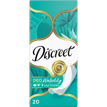 Menstruační vložka Discreet Slipové vložky DEO Waterlily Multiform 20 ks 20 ks